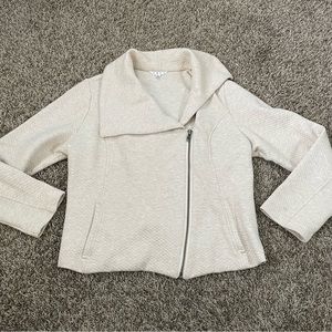 Cabi Oatmeal Ryder Moto Zip Jacket